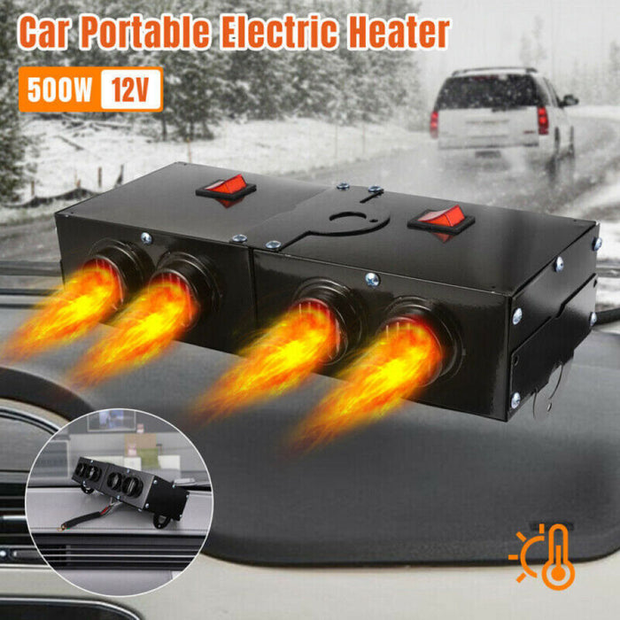 12V 500W Electric Car Heater with Fast Defrost