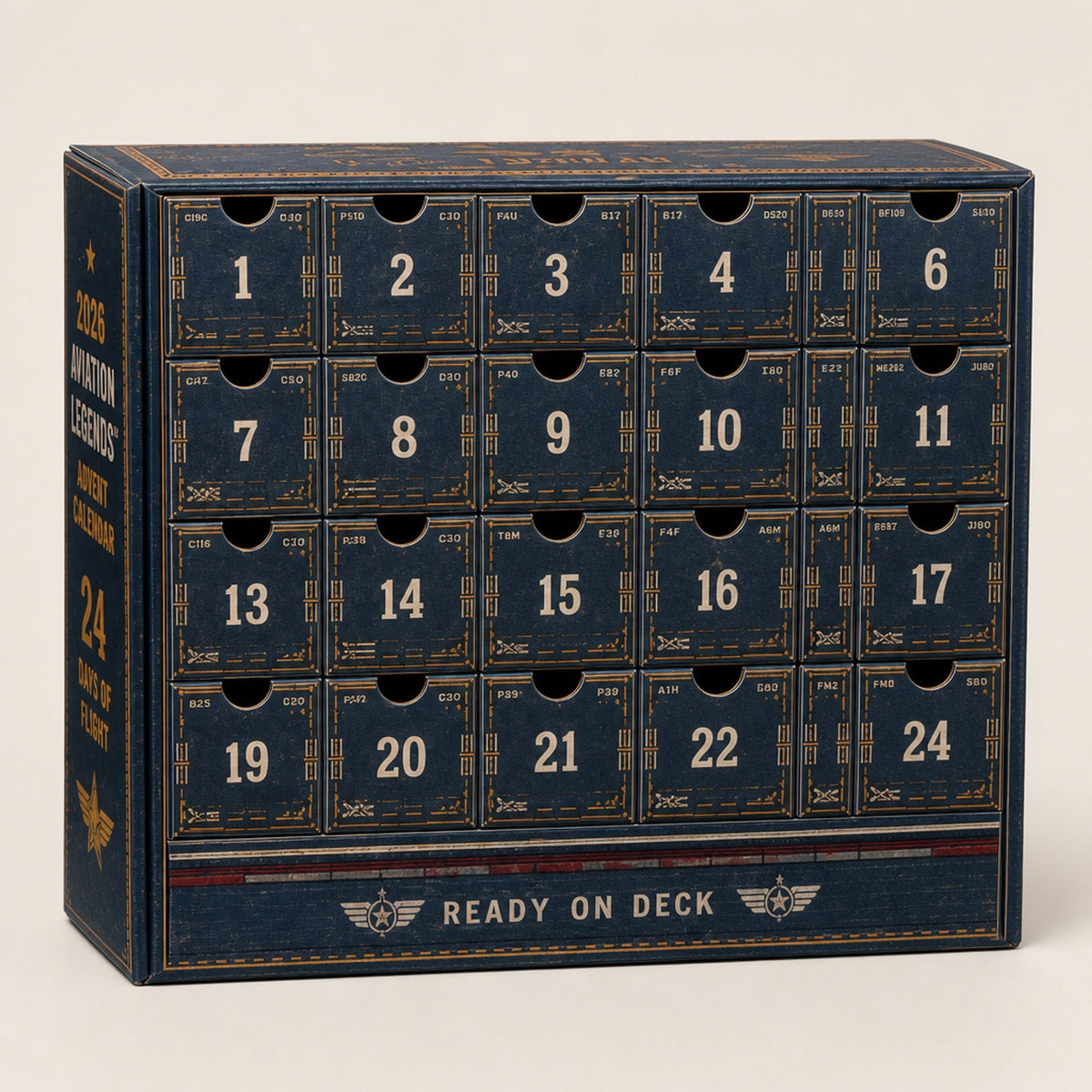 24-Day Aviation Advent Calendar with Collectible Aircraft