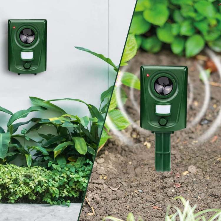 Ultrasonic Cat Repeller with Motion Sensor – Outdoor Pet Deterrent