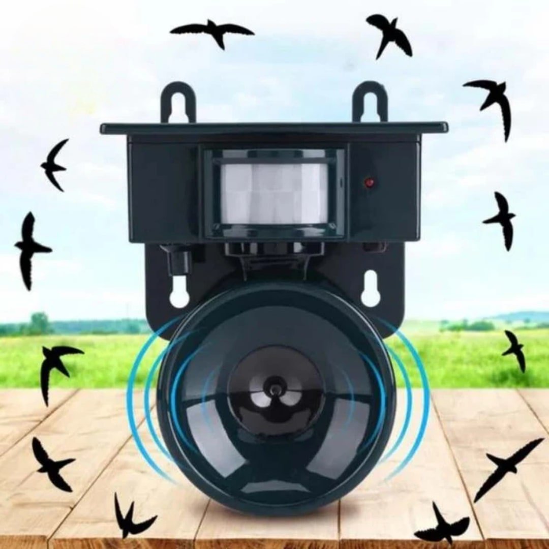 Solar Bird Repeller with Motion Sensor & Predator Sounds
