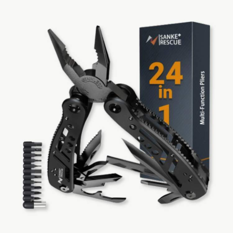 Stainless Steel 24-in-1 Multi-Tool Wire Cutter Set