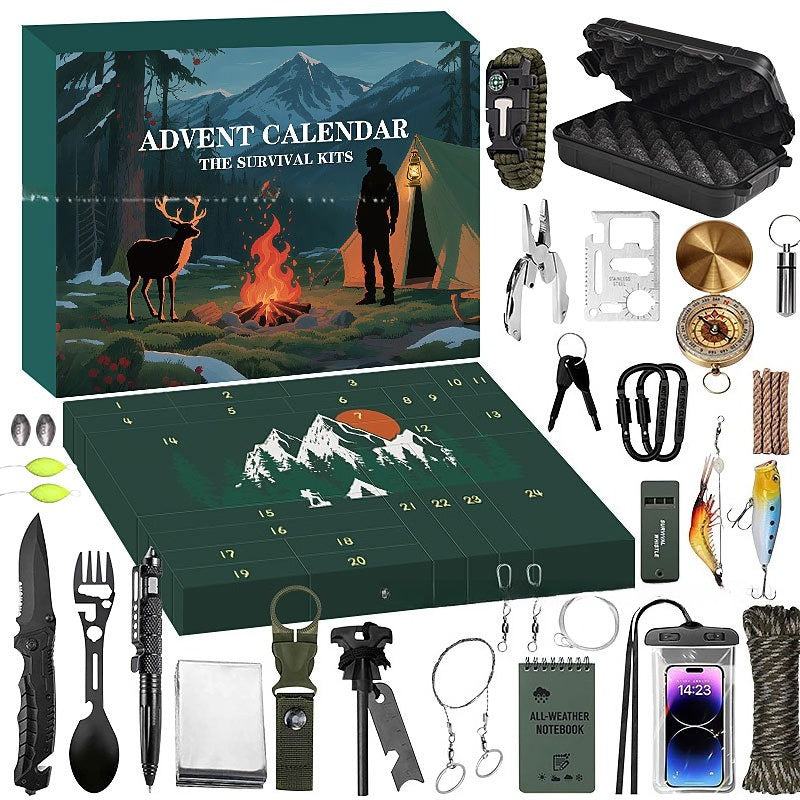 24-Day Outdoor Tool Advent Calendar – Daily Adventure Gear Countdown
