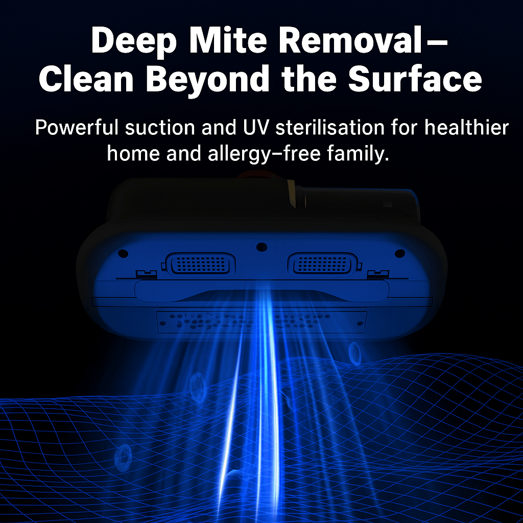 UV Hand Held Vacuum Cleaner for Mattress & Upholstery Allergen Removal