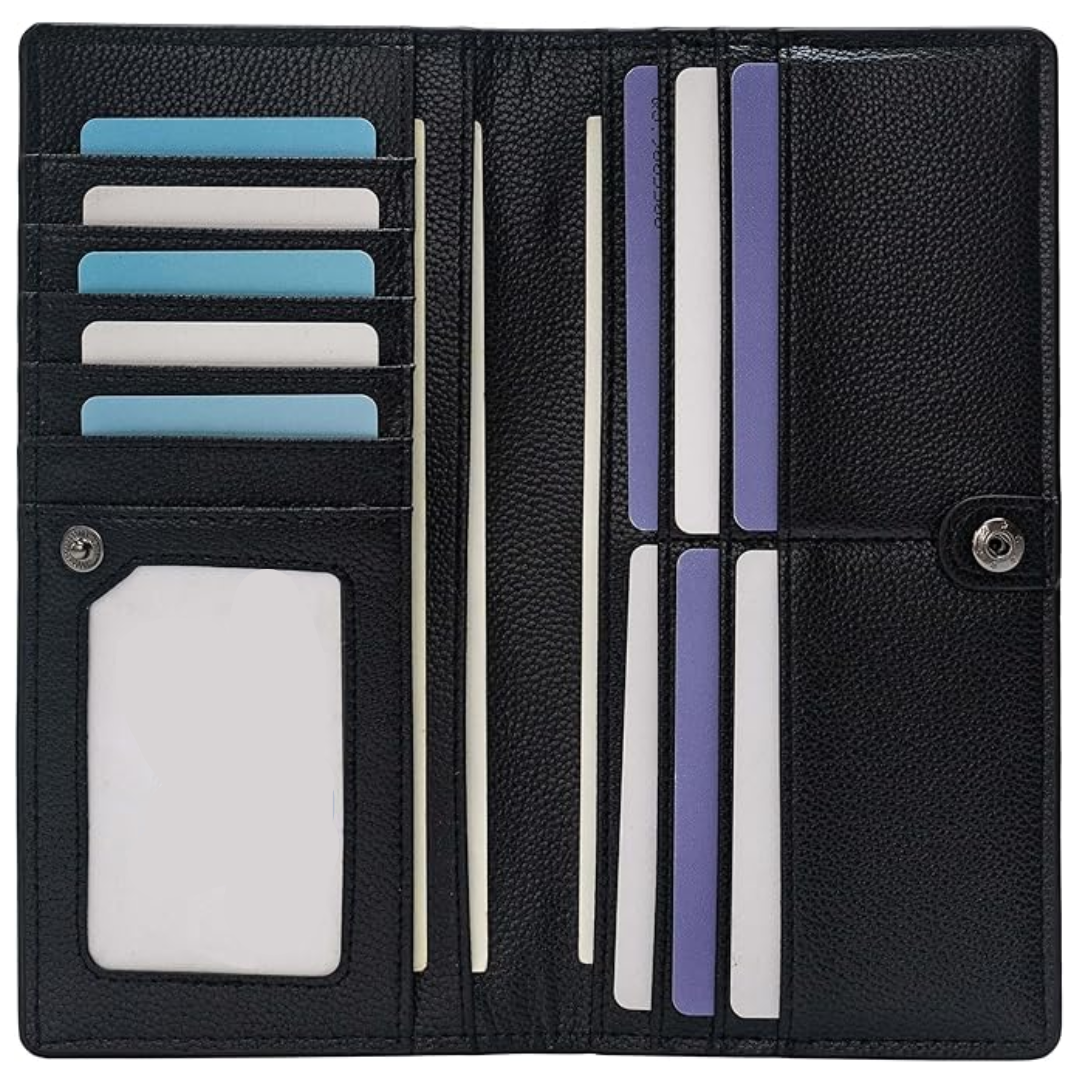 RFID Blocking Leather Card Wallet for Men & Women – Renée