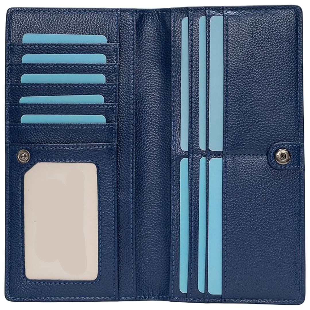 RFID Blocking Leather Card Wallet for Men & Women – Renée