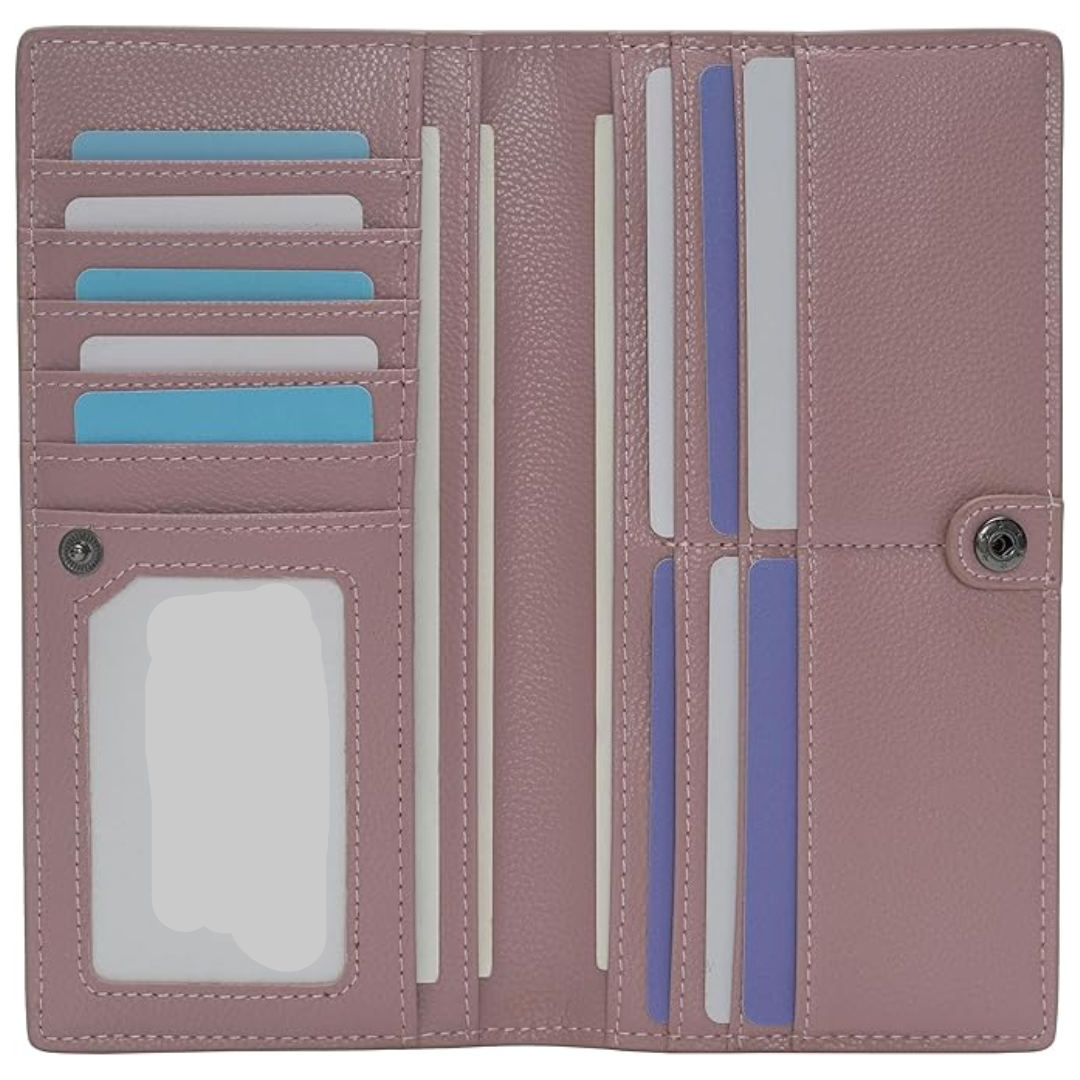 RFID Blocking Leather Card Wallet for Men & Women – Renée