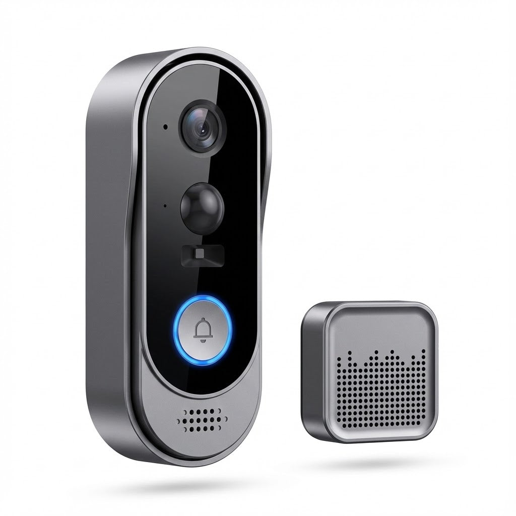 Wireless Video Doorbell HD Camera – No Subscription Required