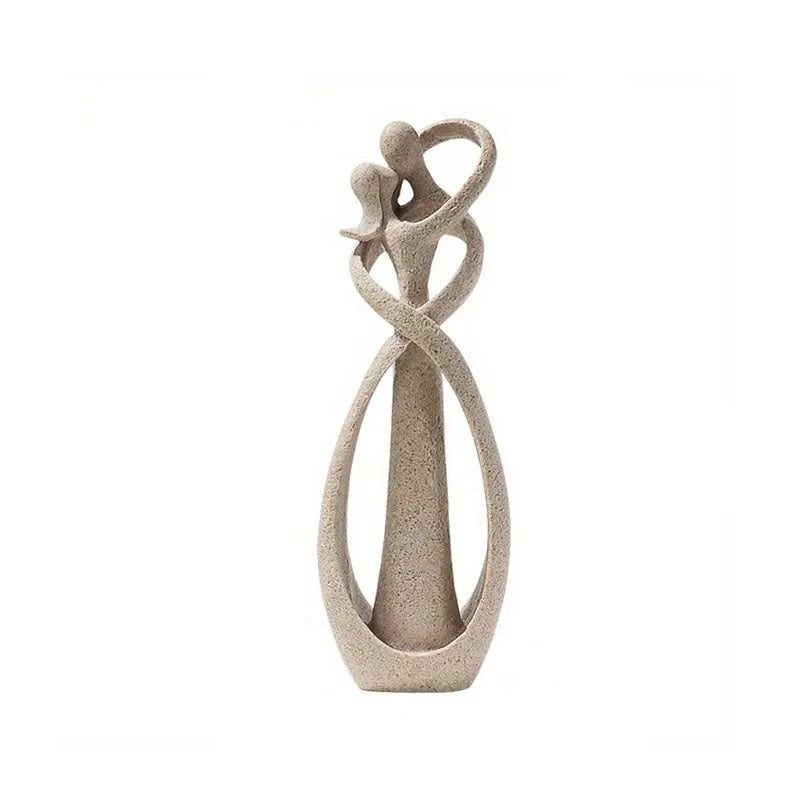Abstract Resin Figurine Statue – Modern Home Decor Art Piece