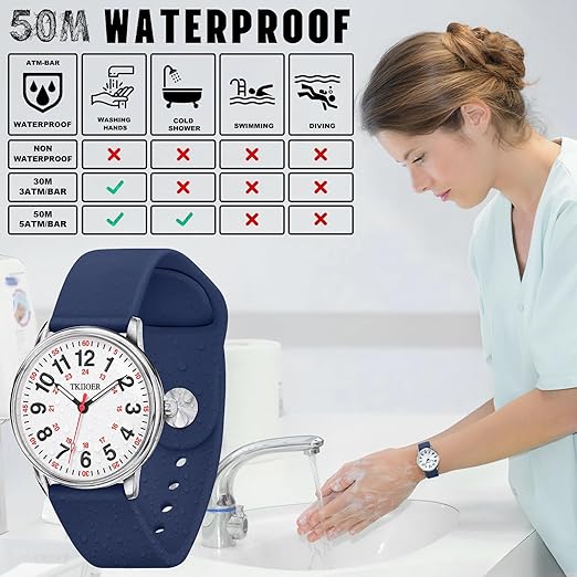 Waterproof Nurses Watch Denny – Medical Professional Timepiece