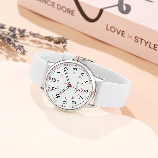 Waterproof Nurse Watch for Women – Femke Silicone Band