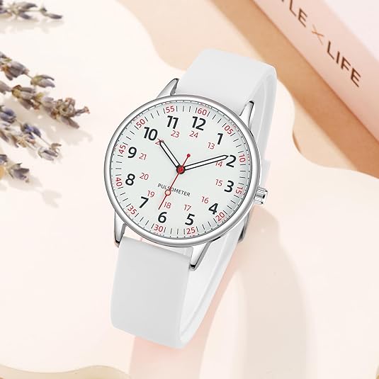 Waterproof Nurse Watch for Women – Femke Silicone Band
