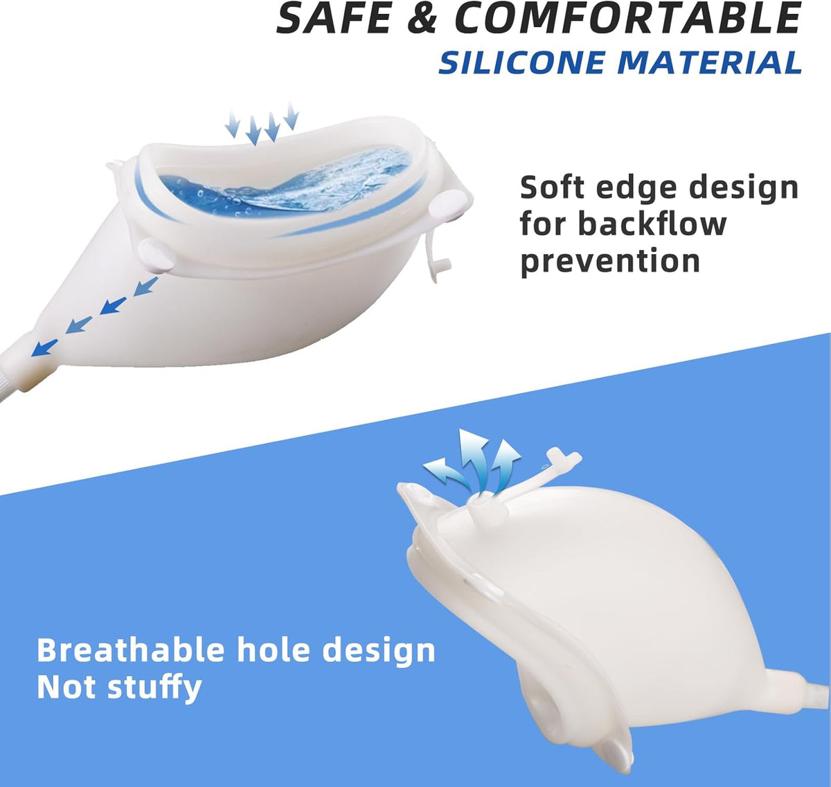 Unisex Portable Reusable Urinary Collection System – Adjustable Waist and Leg Straps