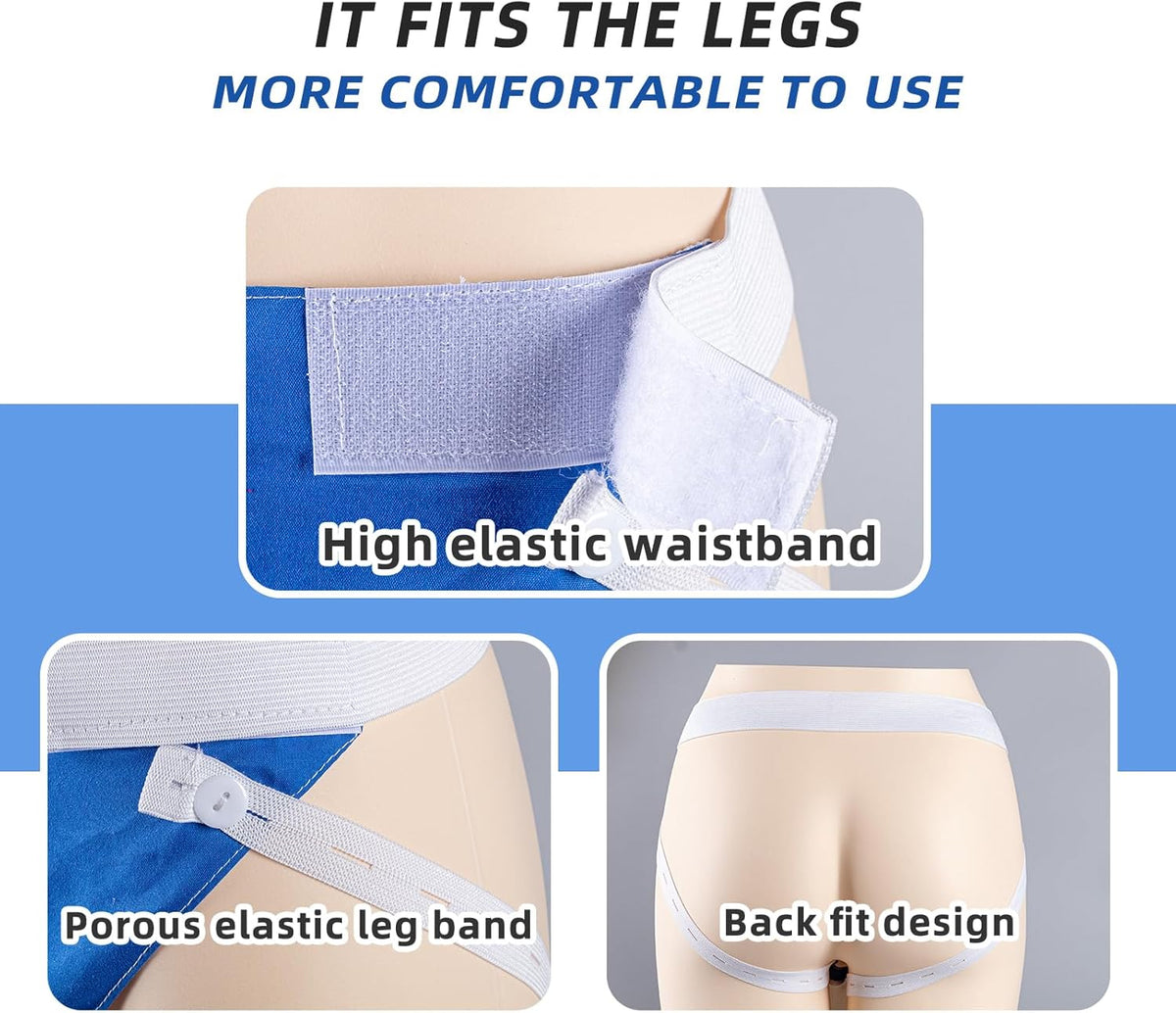 Unisex Portable Reusable Urinary Collection System – Adjustable Waist and Leg Straps