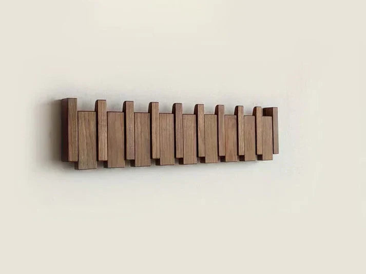 Wooden Piano Coat Rack – HarmonyCoat Music-Inspired Design
